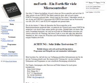 Tablet Screenshot of mcforth.net